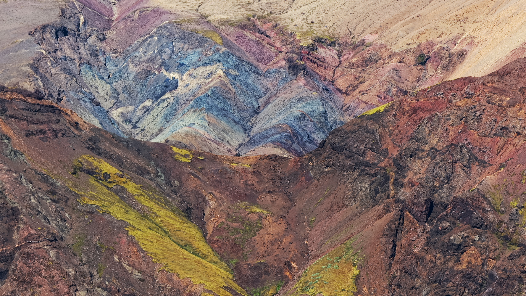 Bunte Berge