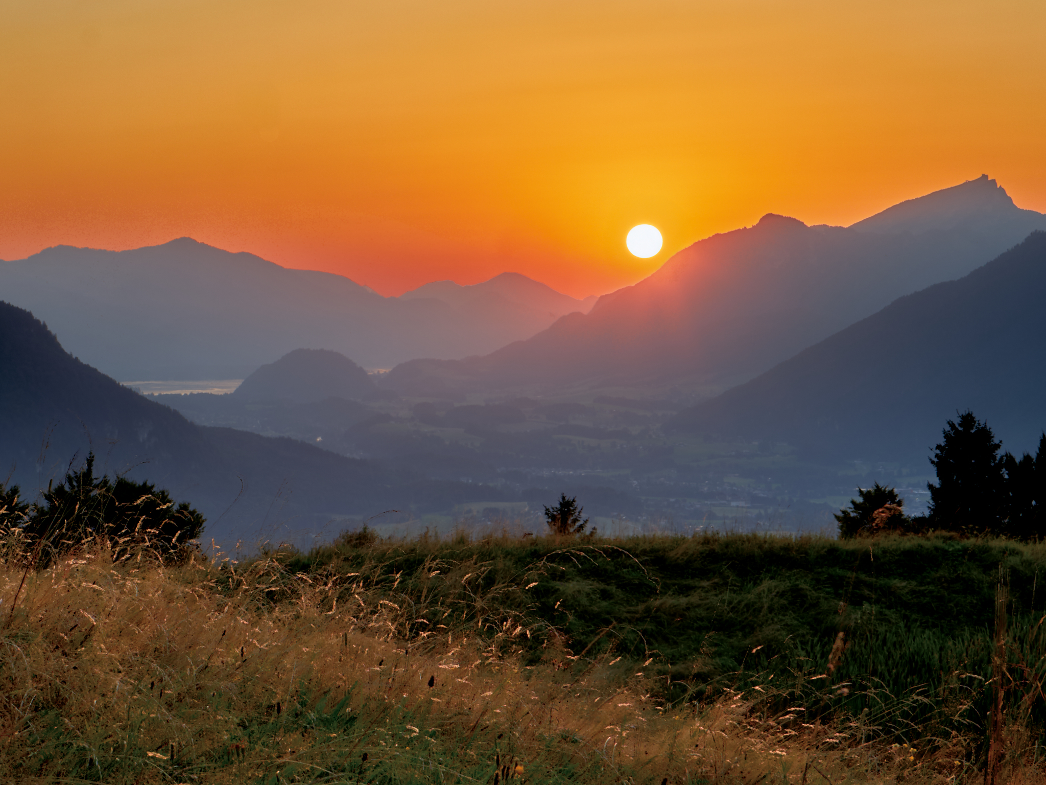 Kurz vor Sonnenuntergang