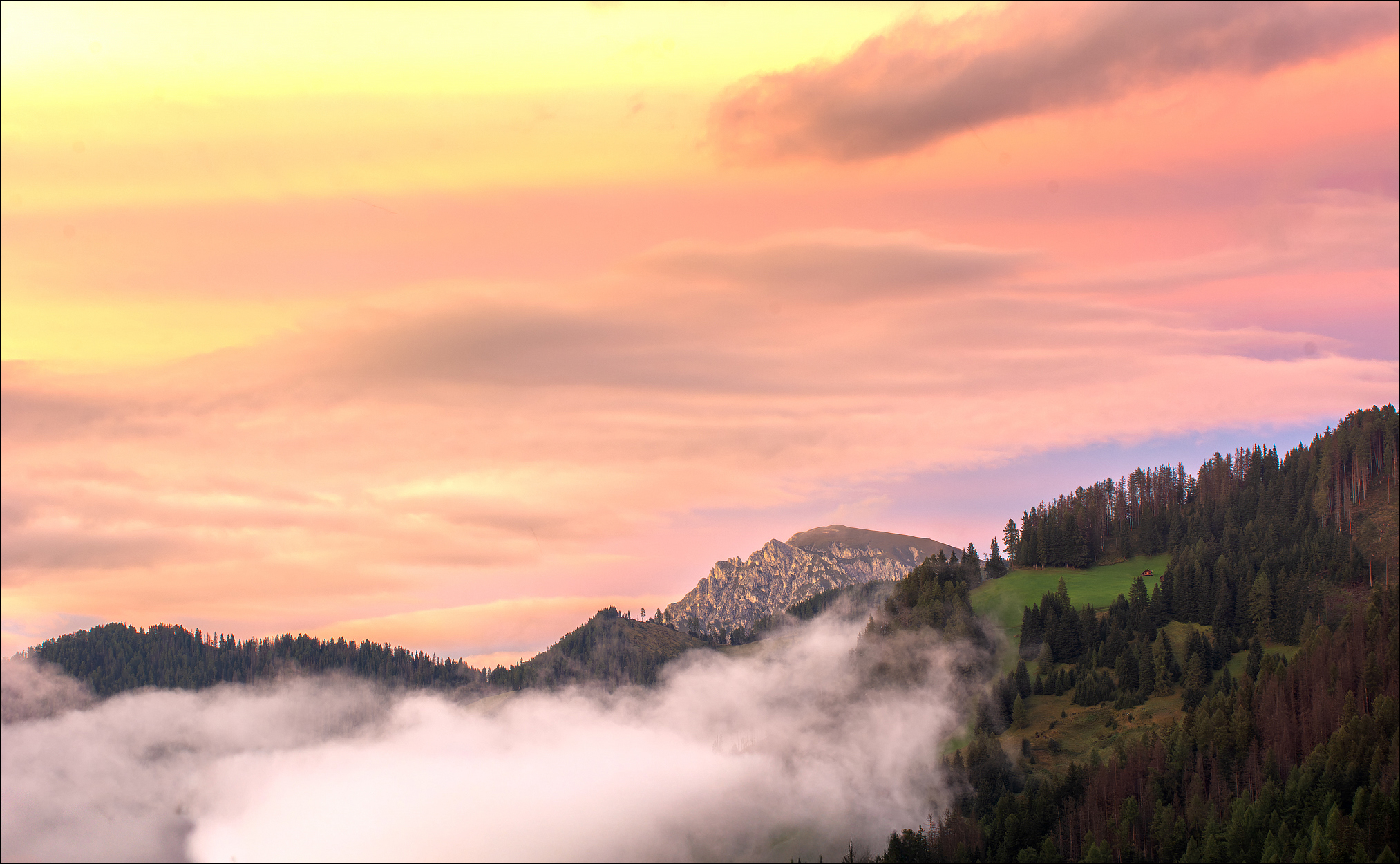 Abendlicht nach Dauerregen