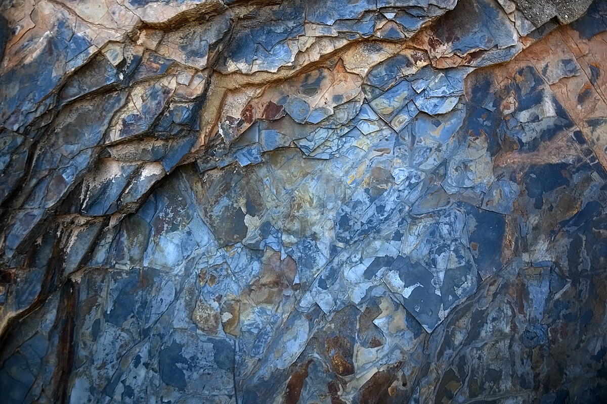 Blaue Felsen