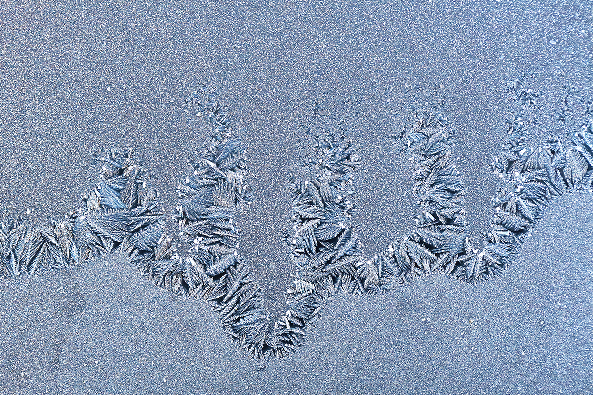 Eisblumenbordüre
