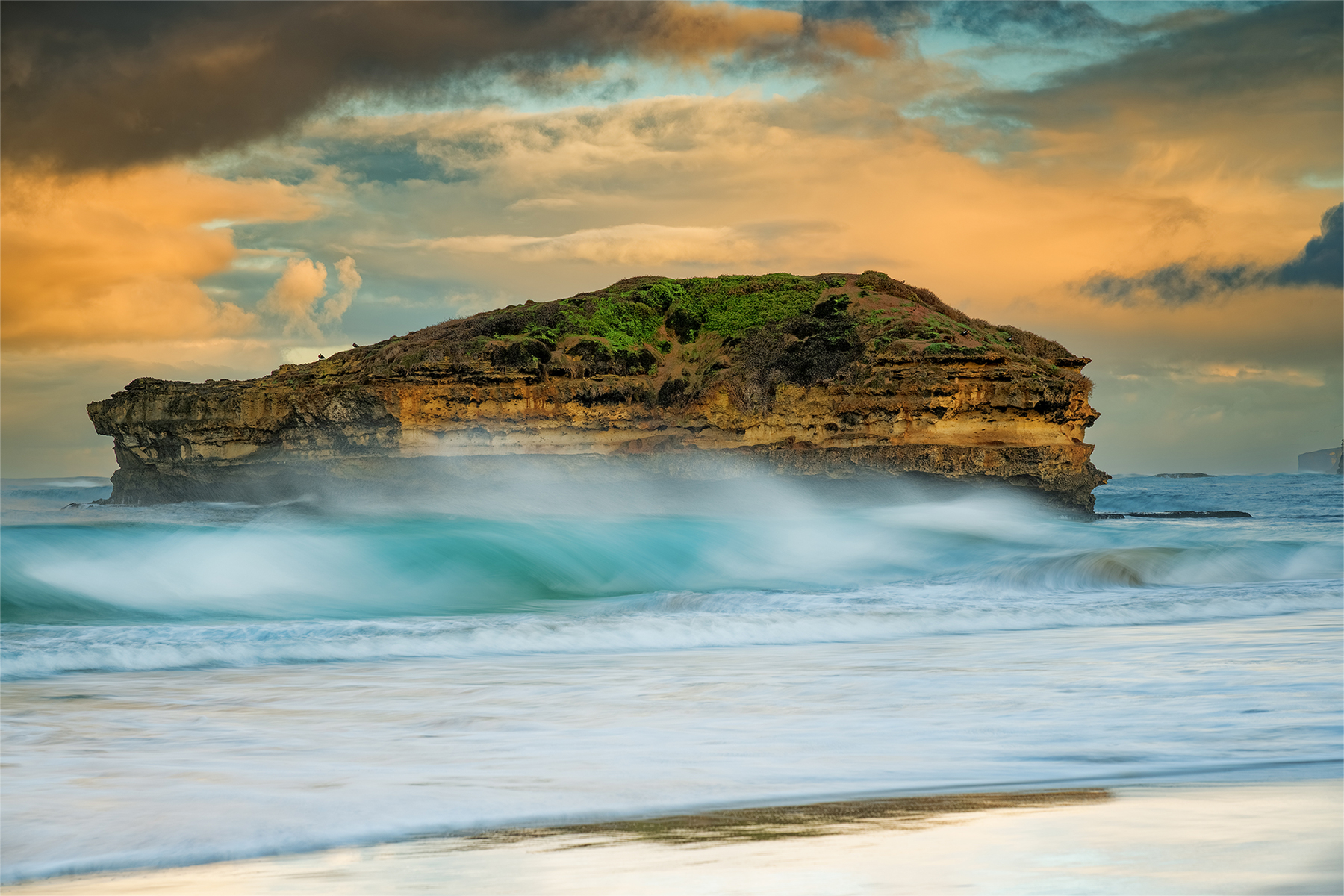 Brandung im Morgenlicht