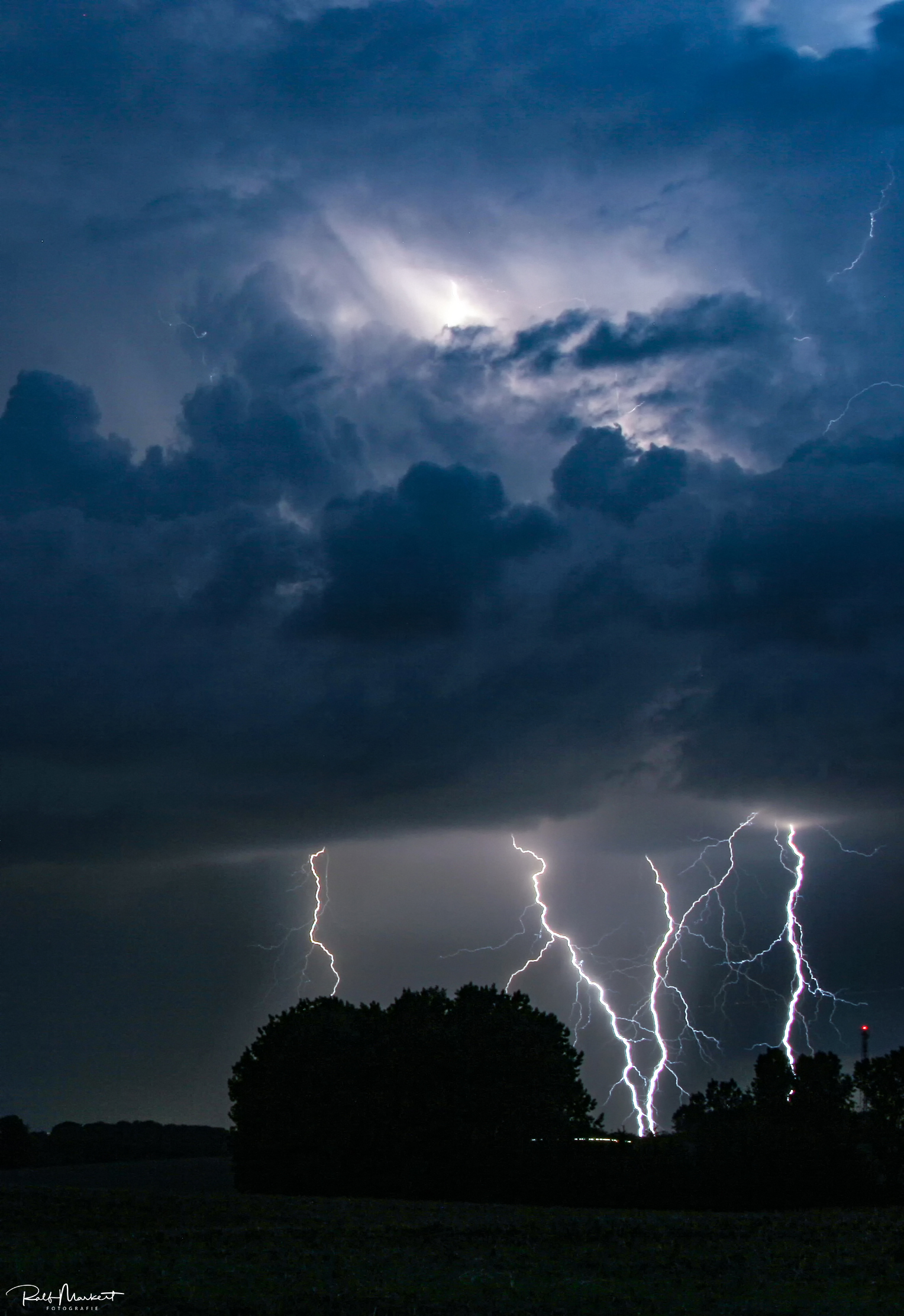 Gewitter über Ratingen