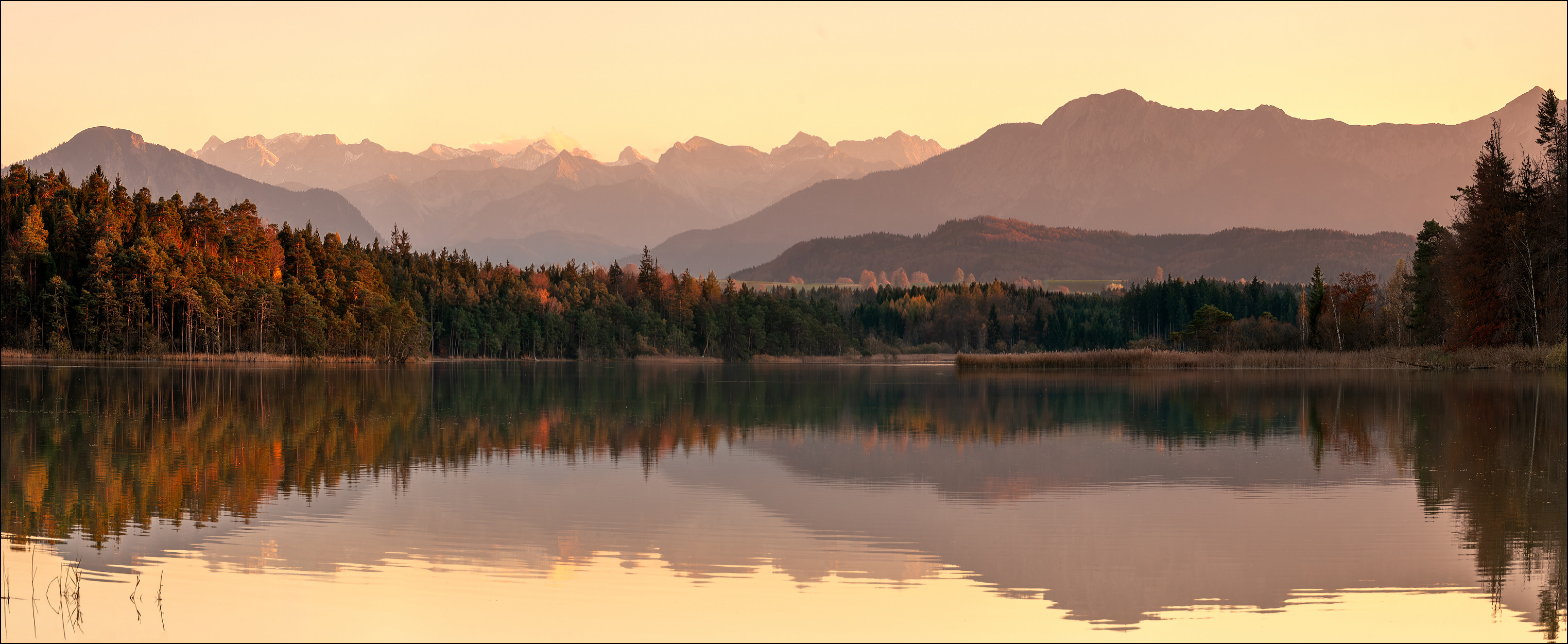 Abendlicht über meiner Heimat