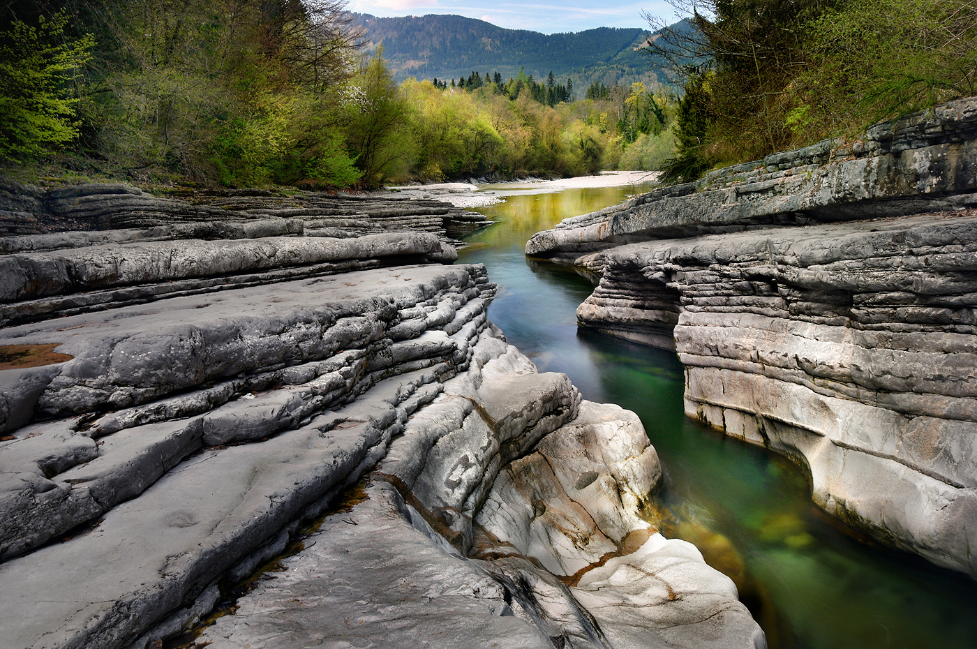 Ein Wasserlauf ....,