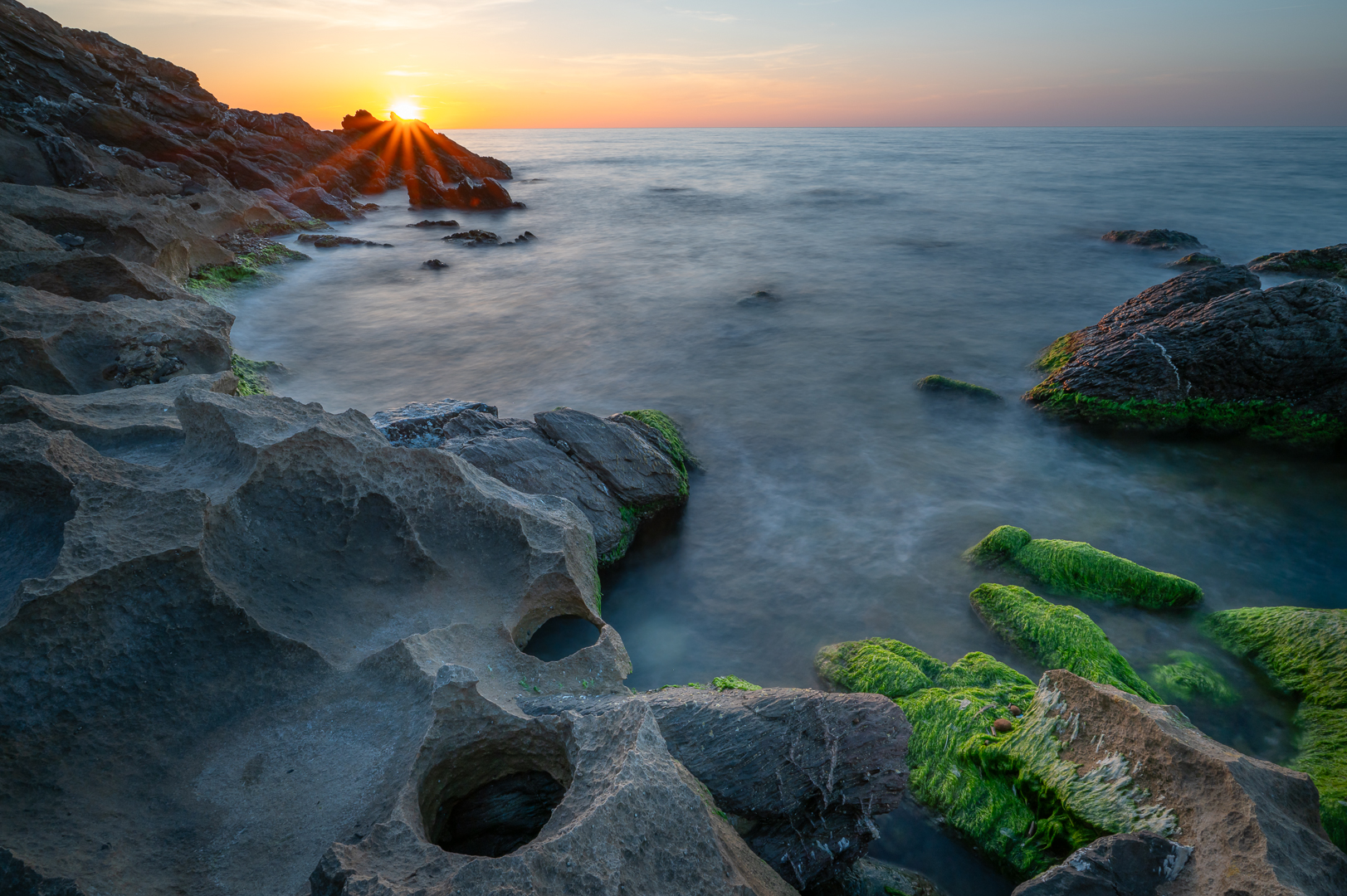 Sonnenuntergang an der Costa Verde