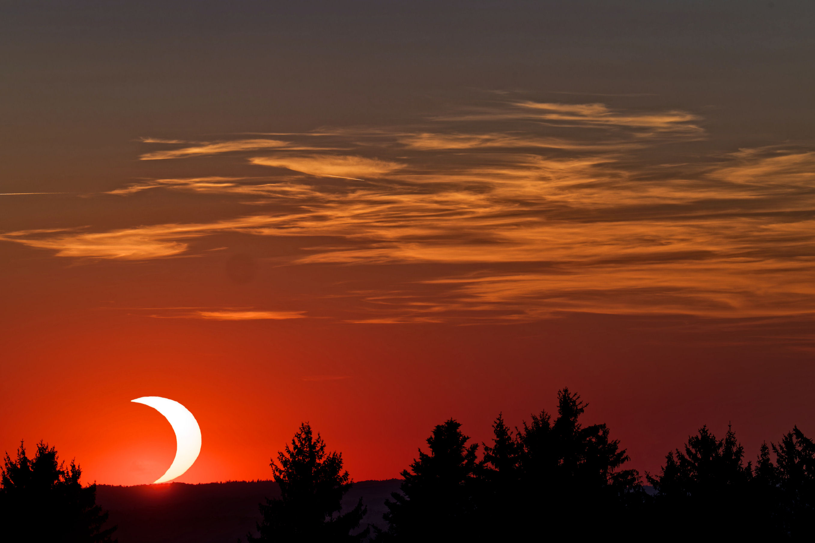 Sonnenfinsternis im Bayrischen Voralpenland