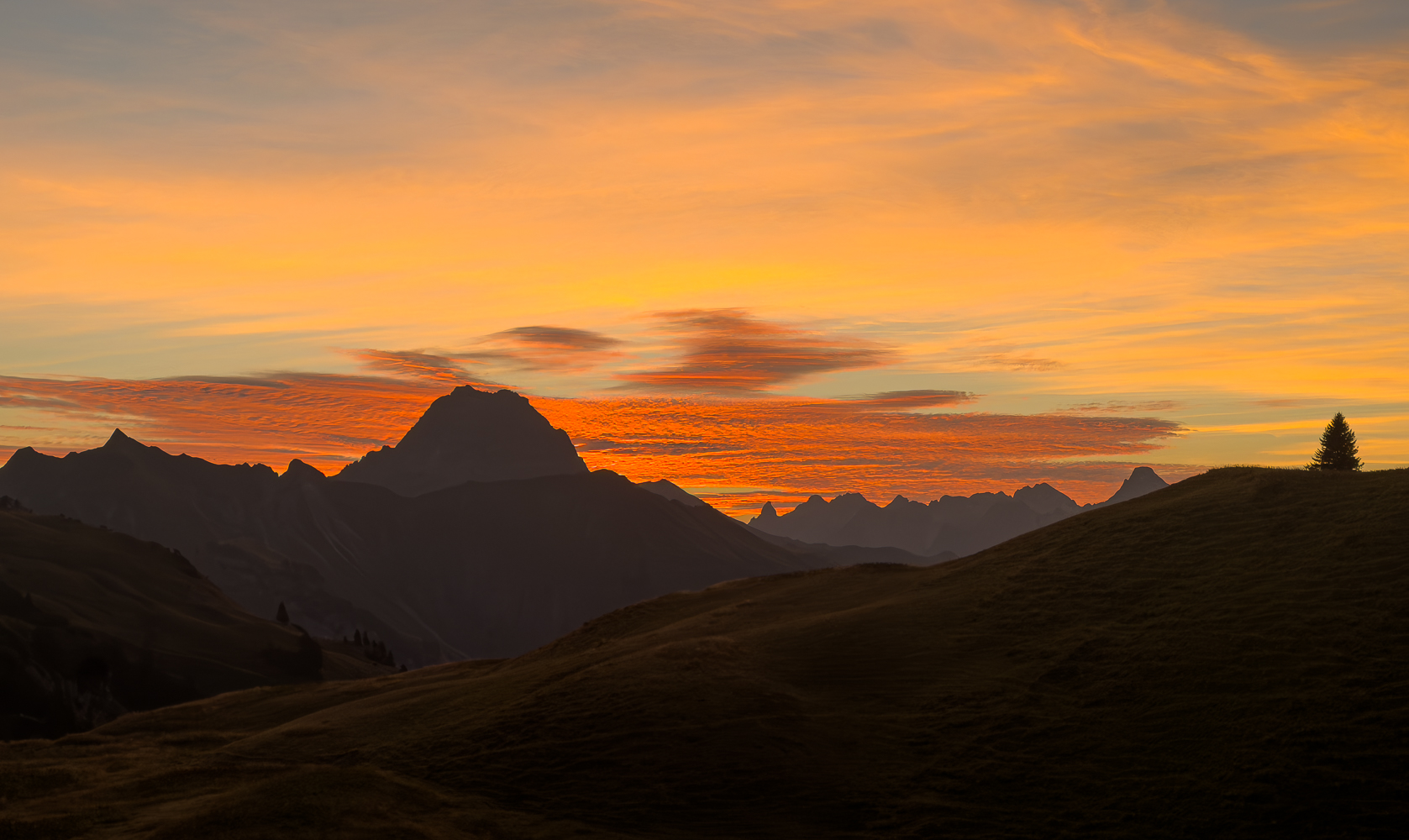 Früh am Morgen