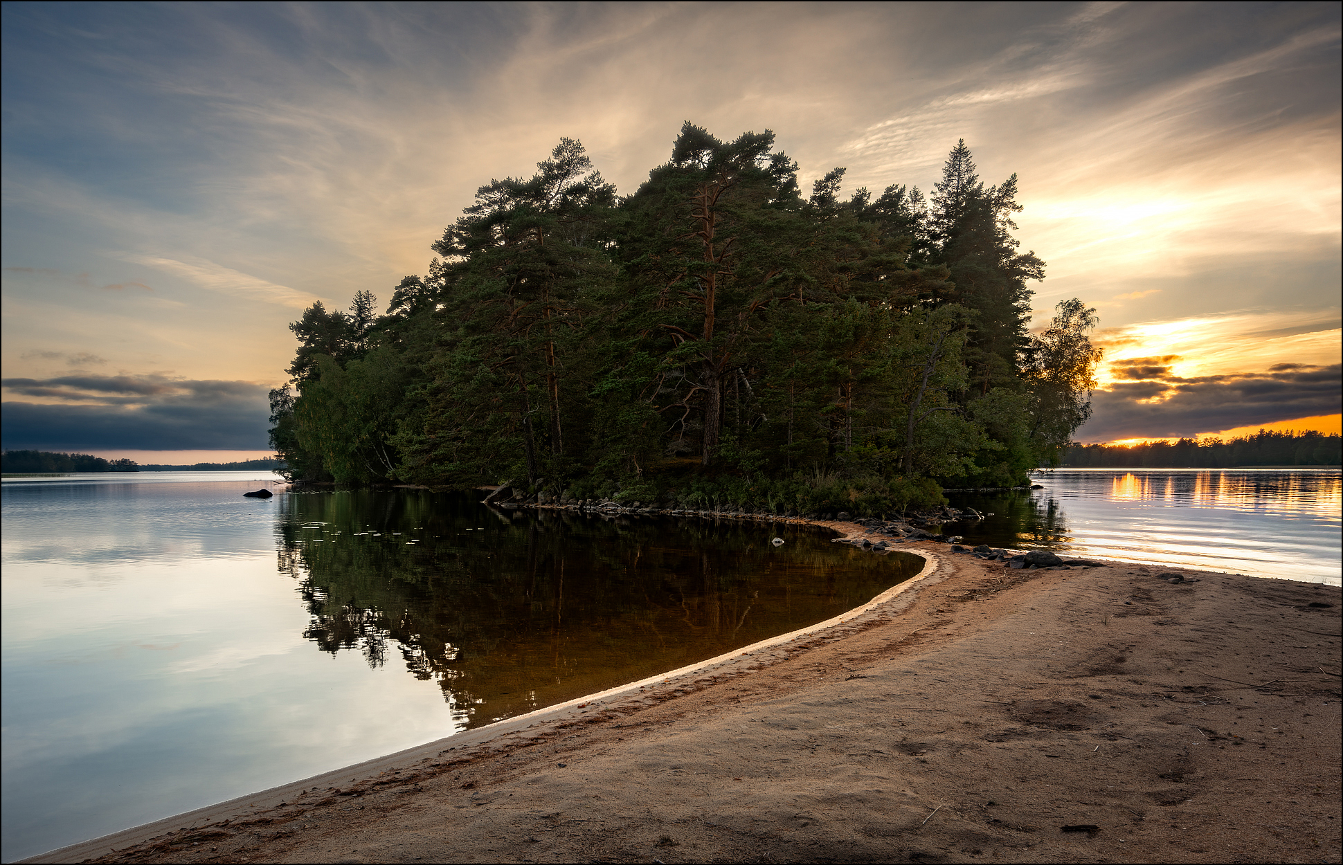 Strahlende Insel