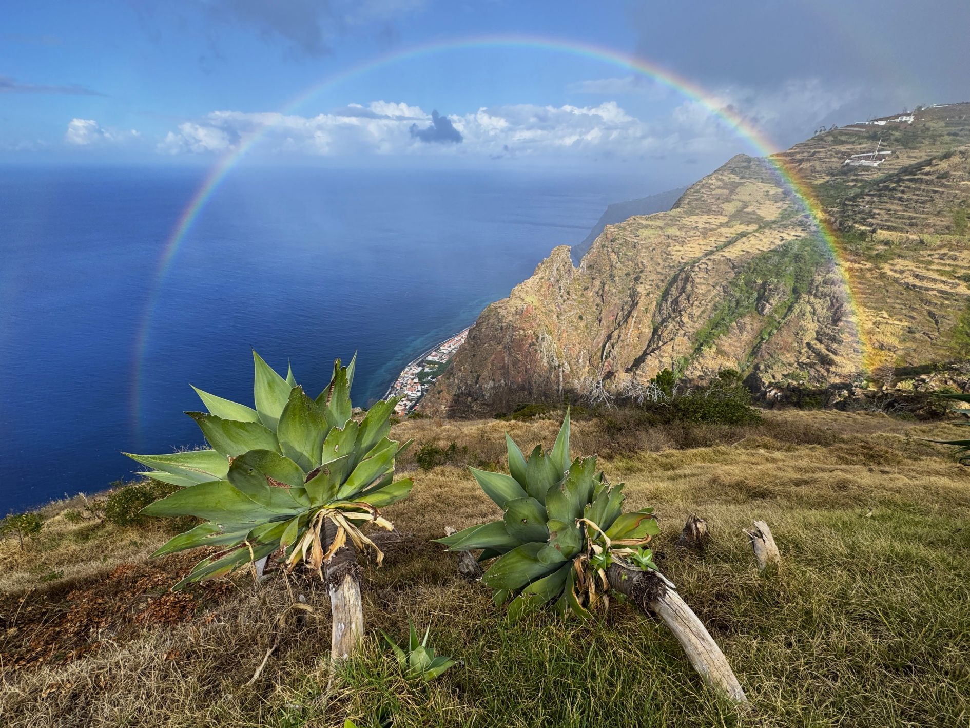 Regenbogen optisches Naturphänomen