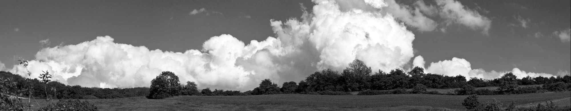 Wolken in s/w