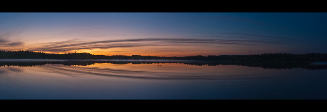 Symmetrie vor Sonnenaufgang