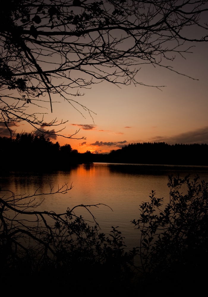 schwedischer Sonnenuntergang