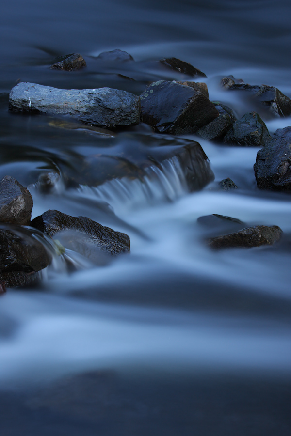 Blaue Stunde an der Wupper