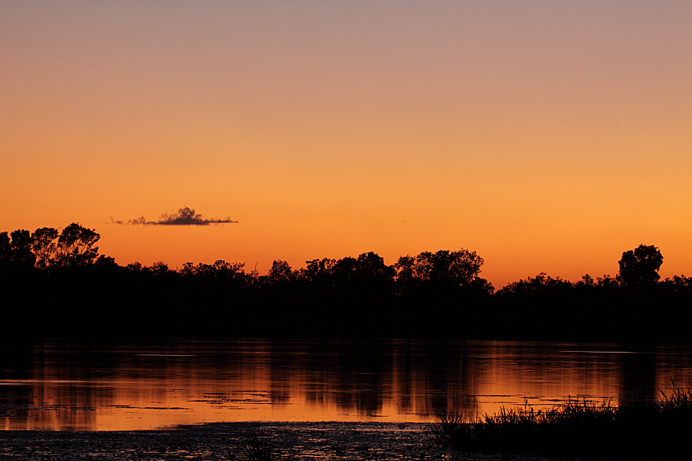 Jabiru Lake, Kakadu Nationalpark, 06:18 Ortszeit.