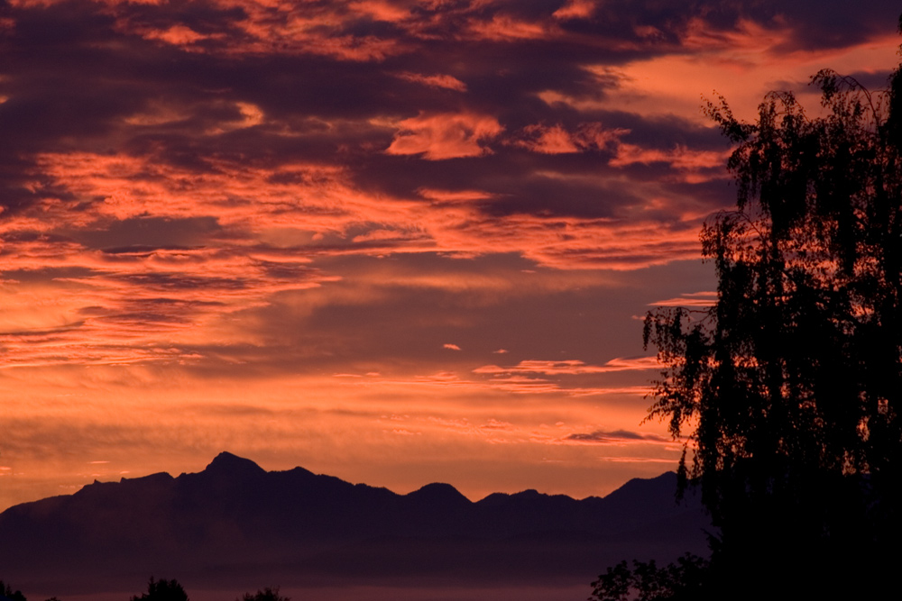 Morgenstimmung über der Benediktenwand