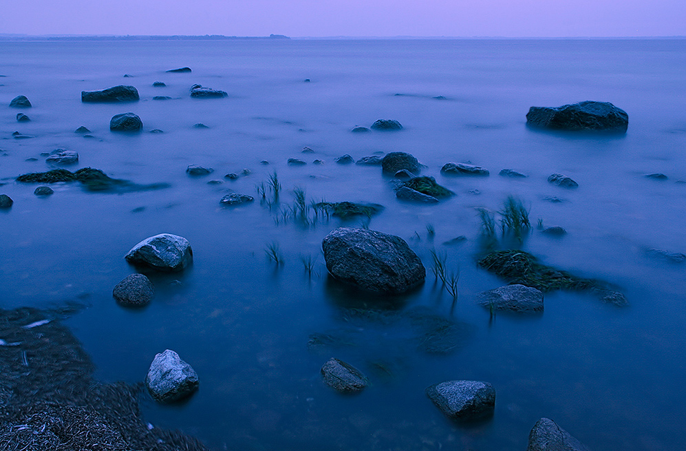 Blaue Stunde an der Ostsee