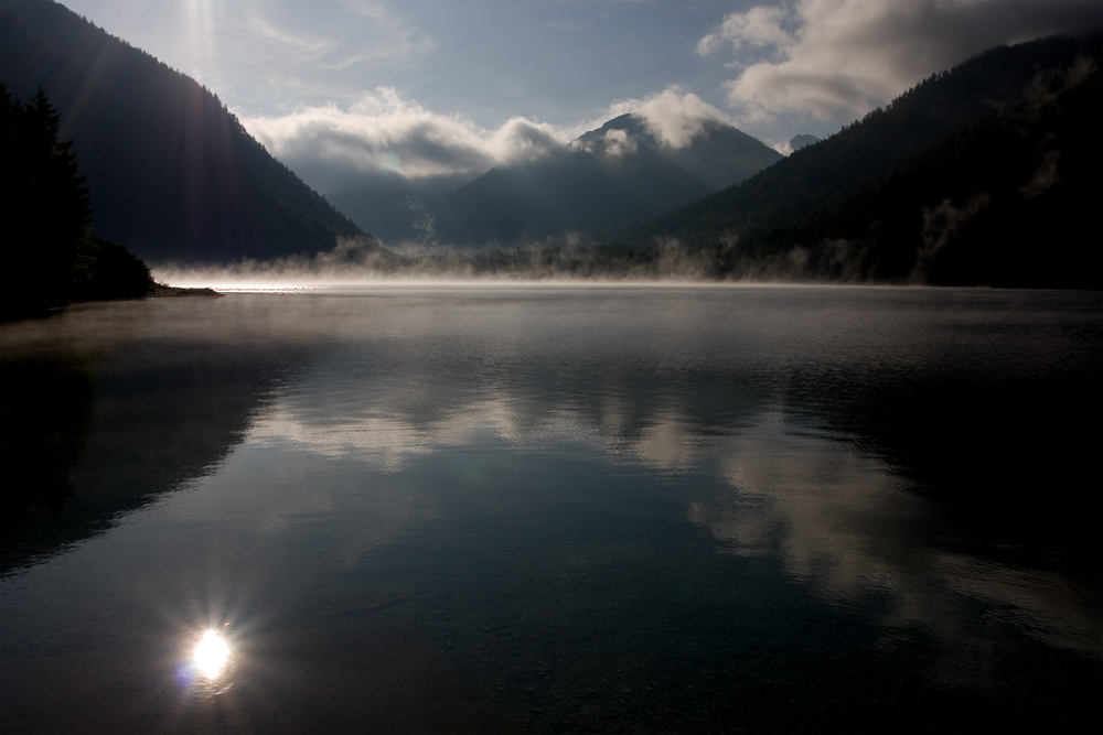 Morgenstimmung am Plansee/Tirol