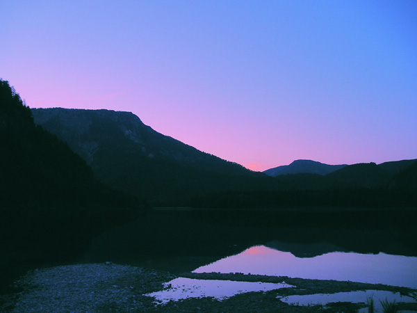 Der See am Abend