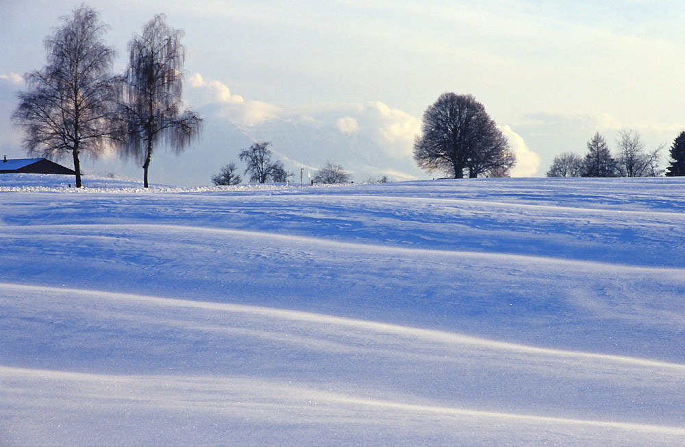 ND: Winterabend nach Schneefall