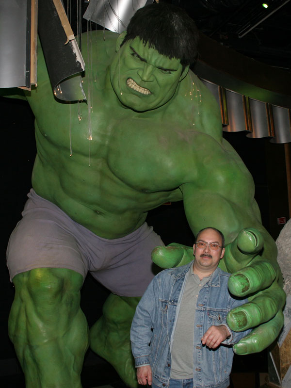 Mein Freund Hulk und ich (Ich bin der unten rechts und heise Volker Arnold)