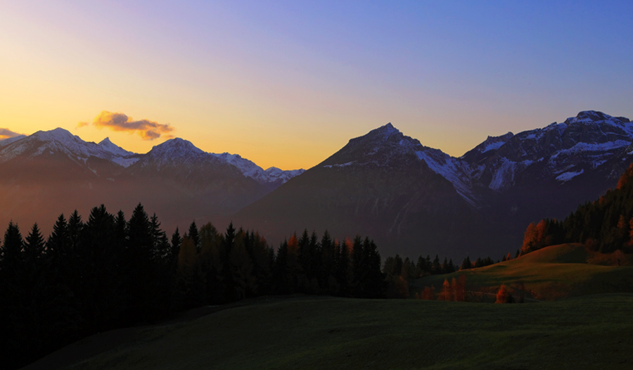 Im letzten Abendlicht