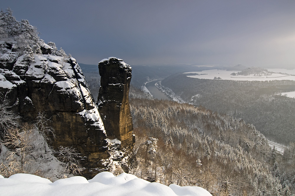 Teufelsturm im Winter