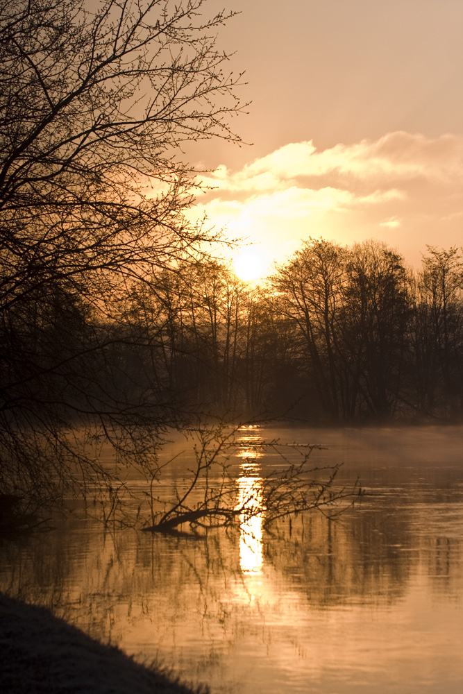 Ein wunderbarer Morgen an der Ruhr