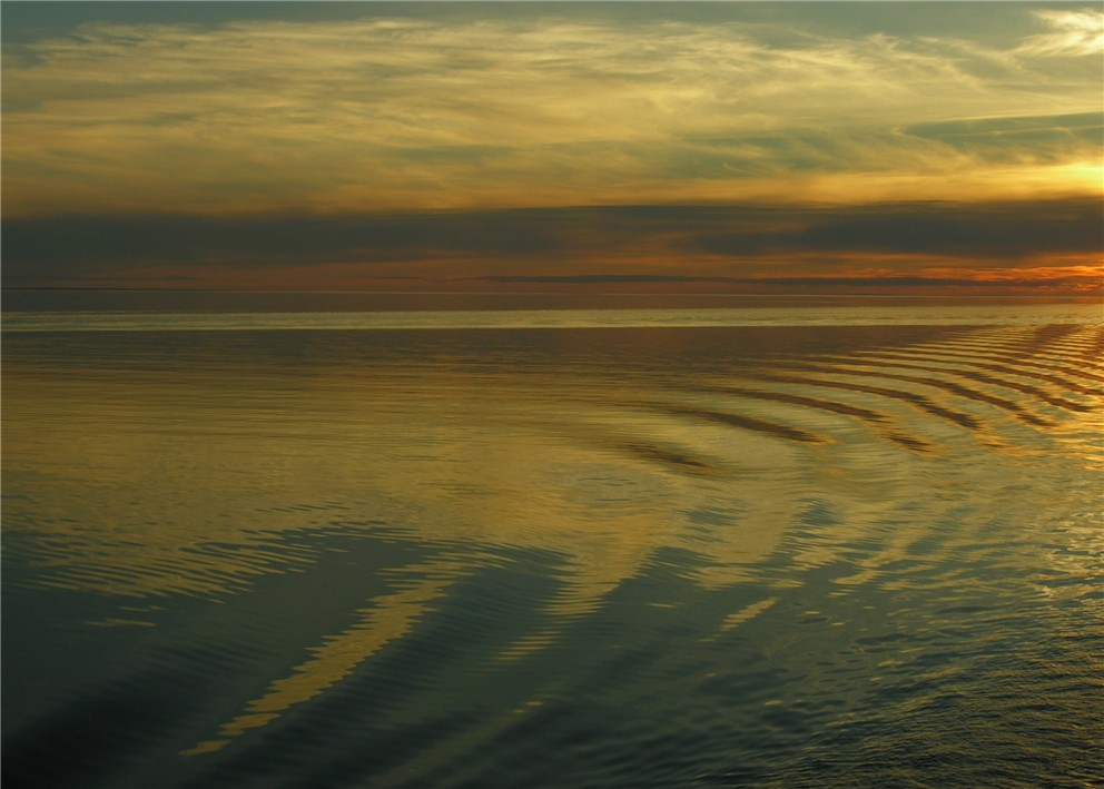 Nachtstimmung auf dem Onega See