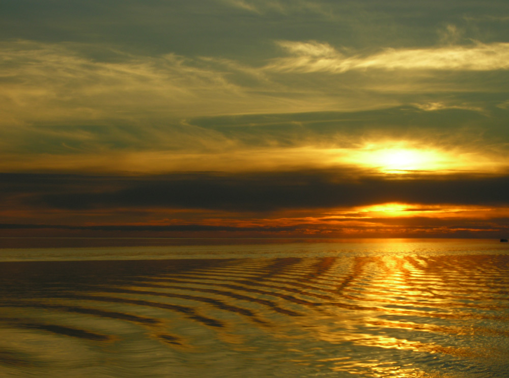 Abendstimmung auf dem Onega See 2