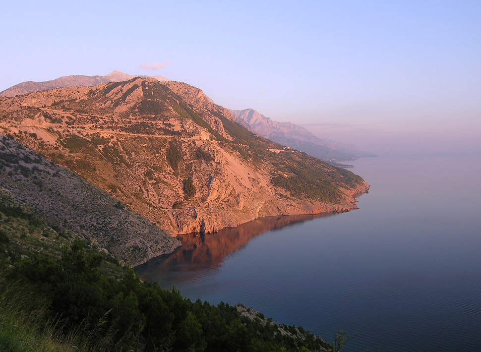 Makarska Riviera im Abendlicht