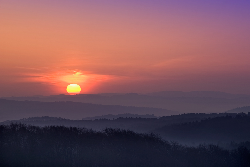 Himmel über dem Kalvarienberg