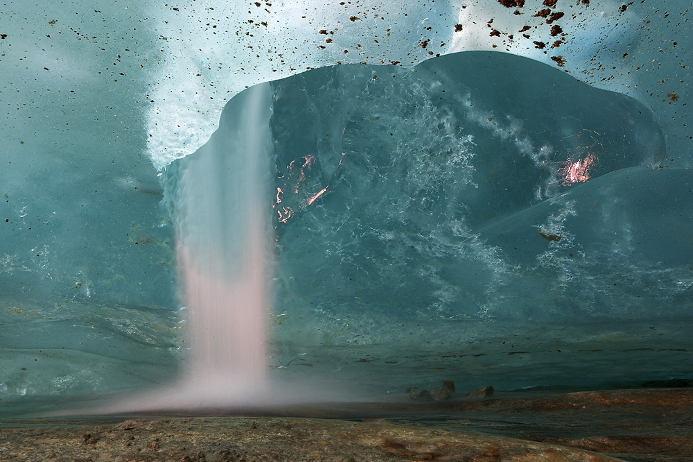 Gletscherwasserfall