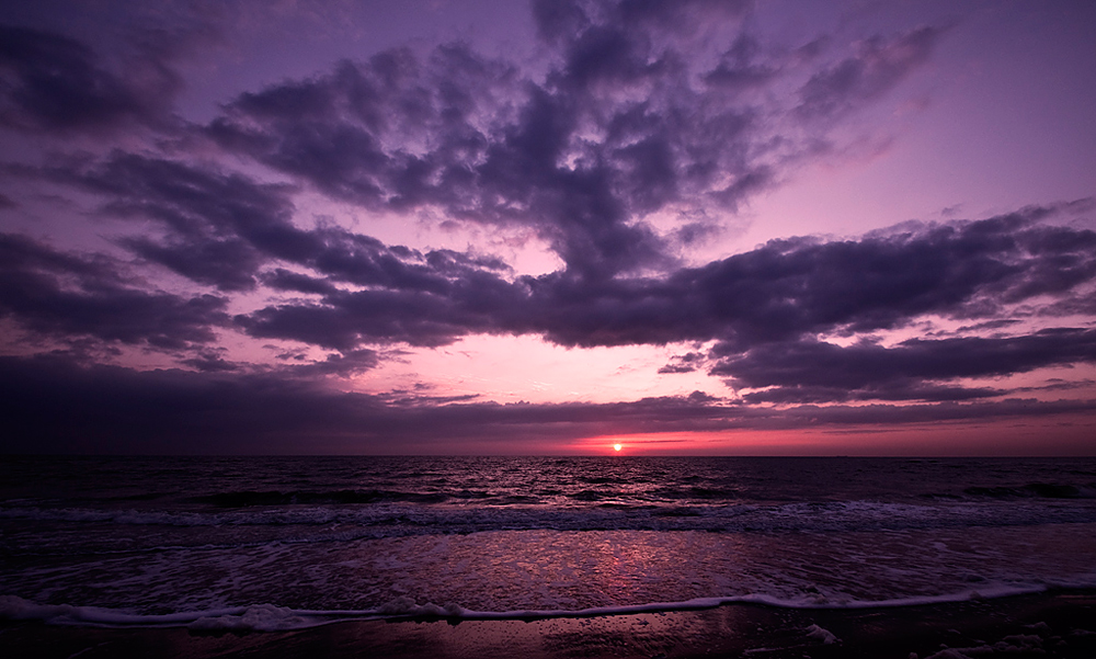 Sonnenuntergang an der Nordsee