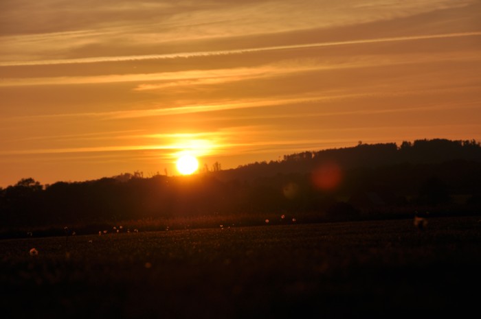 Sonnenuntergang in Niedersachsen