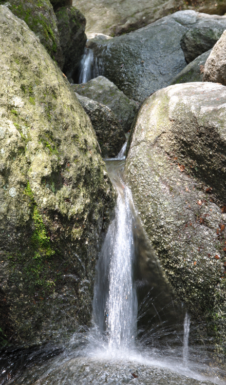 Miniatur-Wasserfälle