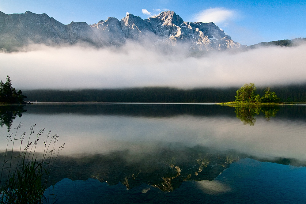Eibsee und Zugspitze