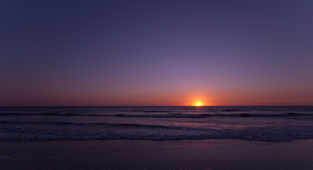 Sonnenuntergang an der Nordsee