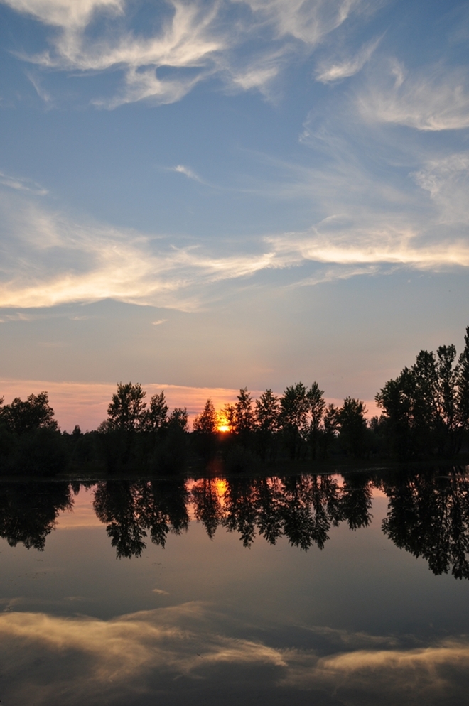 Sonnenuntergang am See