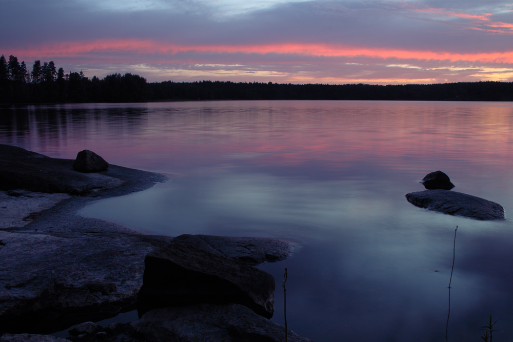 Abendstimmung am Malsjö