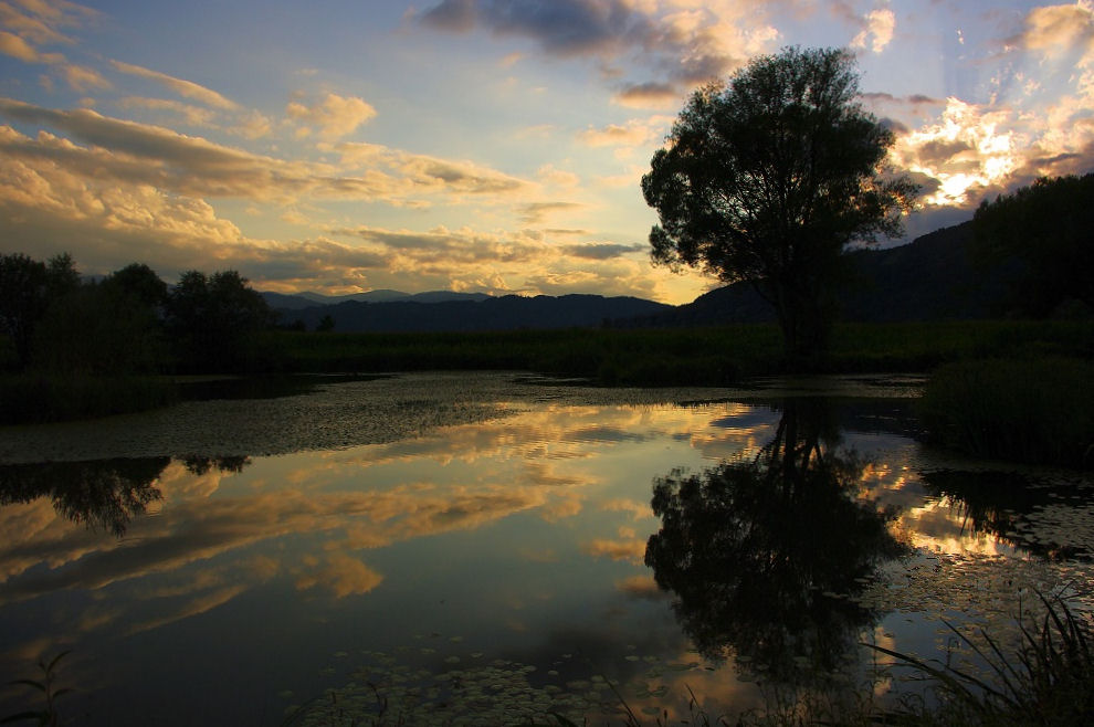 Abendstimmung beim Perschlersee