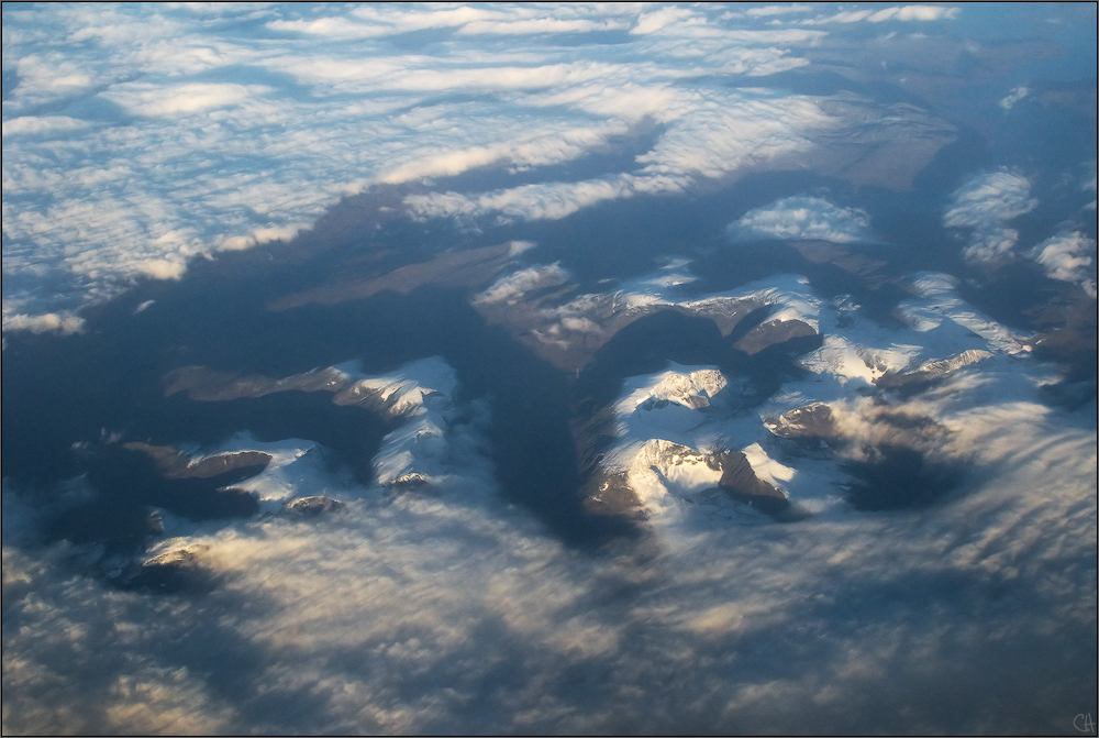 Verschneites Lappland