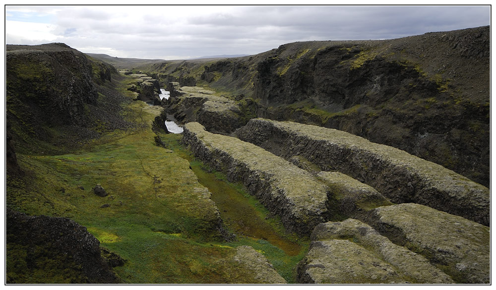 Canyon on Iceland