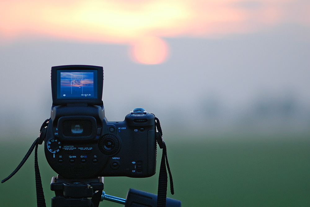 Warten auf den Sonnenaufgang