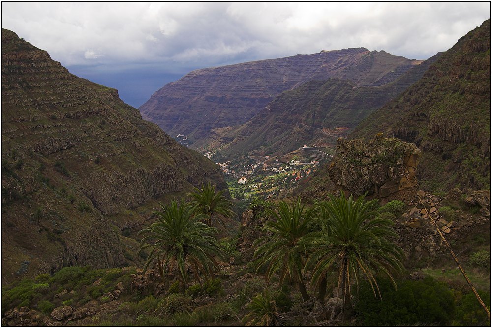 La Gomera - Blick ins Valle Gran Rey