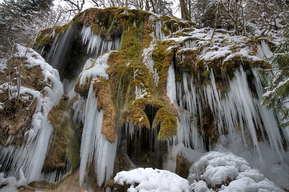 Schleierfälle im Winter