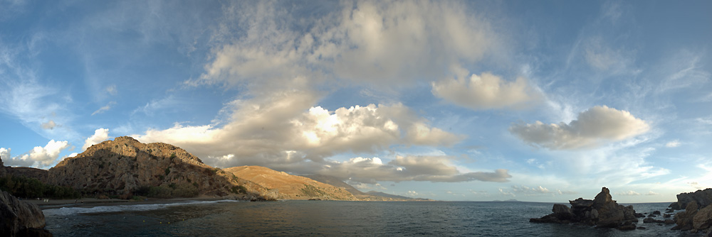 Am Strand von Preveli (Kreta)