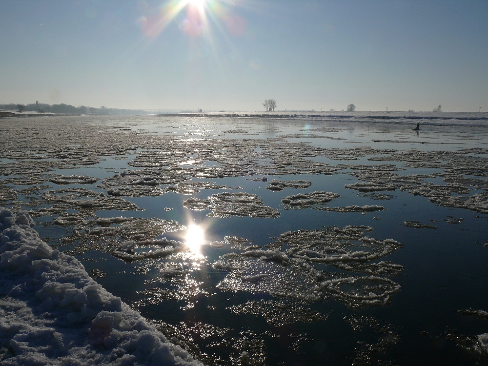 Elbe im Winter