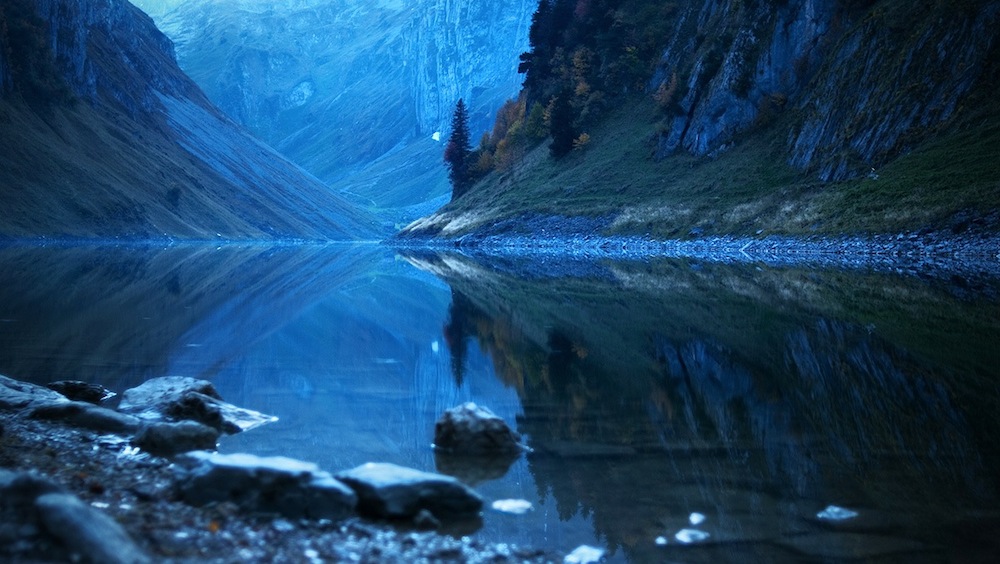 Faelensee in der Daemmerung