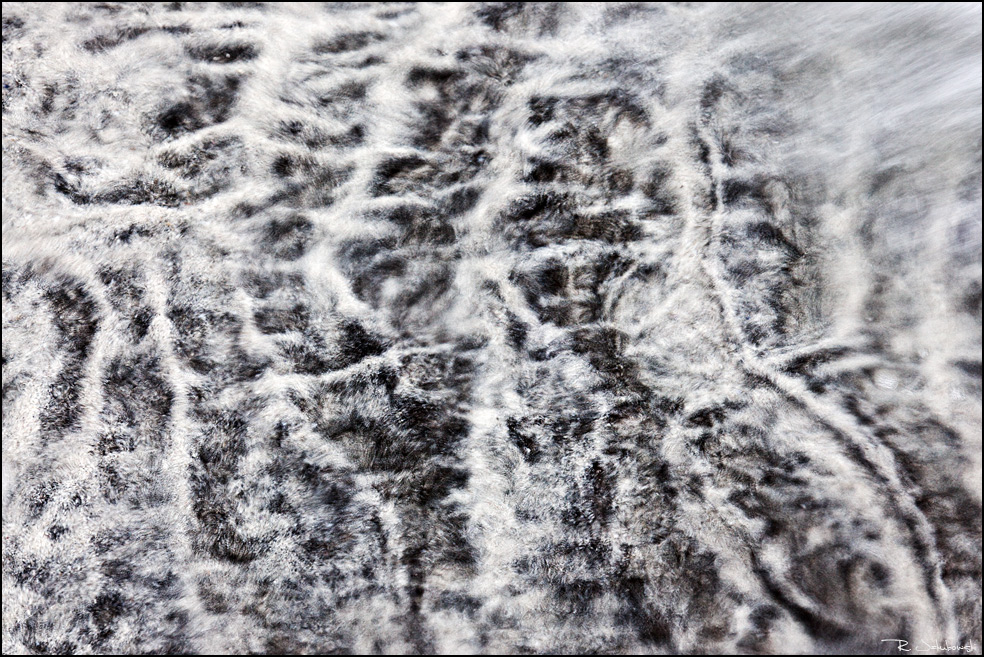 Sand und Wasserstrukturen